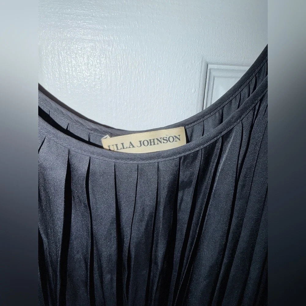 Ulla Johnson “Luella” black Pleated Midi Dress - Picture 8 of 12